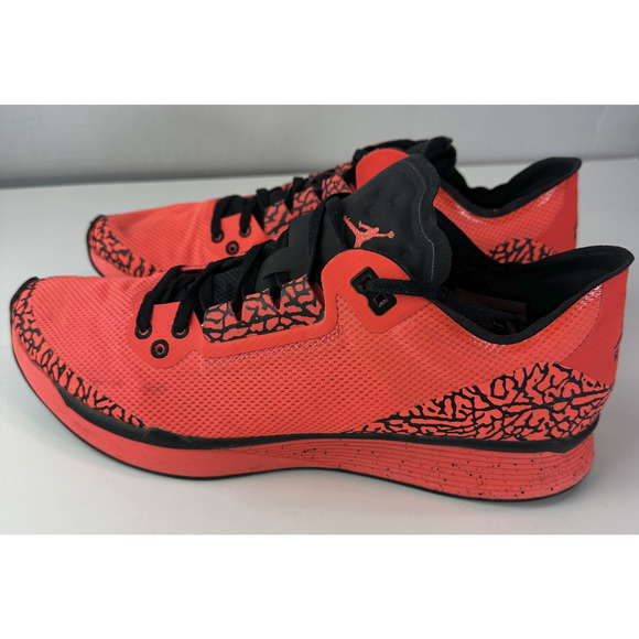 Jordan 88 Racer Toro Men's 11.5 Infrared Red Running Sneakers AV1200-600 Shoes - Picture 6 of 16